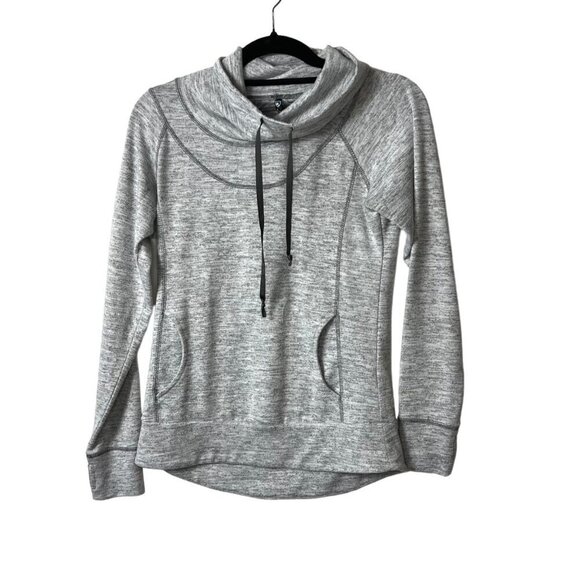 Kuhl lea gray cowl neck sweatshirt‎ front pocket women’s size small - Picture 1 of 9